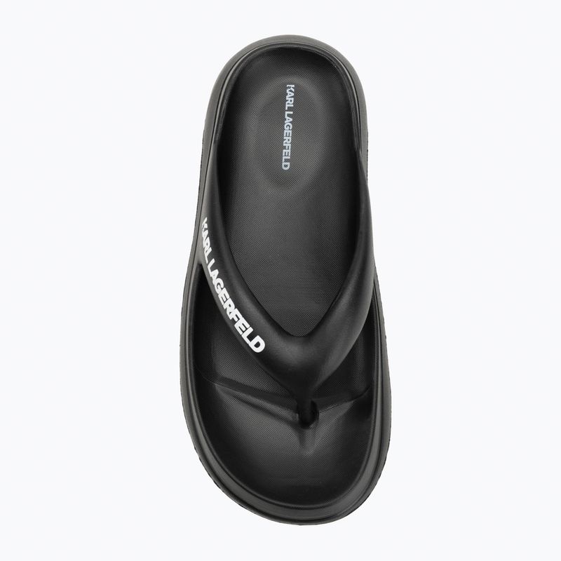 Dámské žabky KARL LAGERFELD Skoona II Hotel Thong black rubber 5