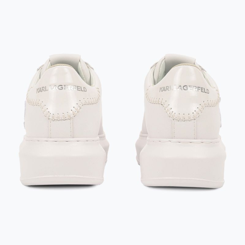 Dámské boty KARL LAGERFELD Kapri Cornelly Signia Stitch white leather/mono 2