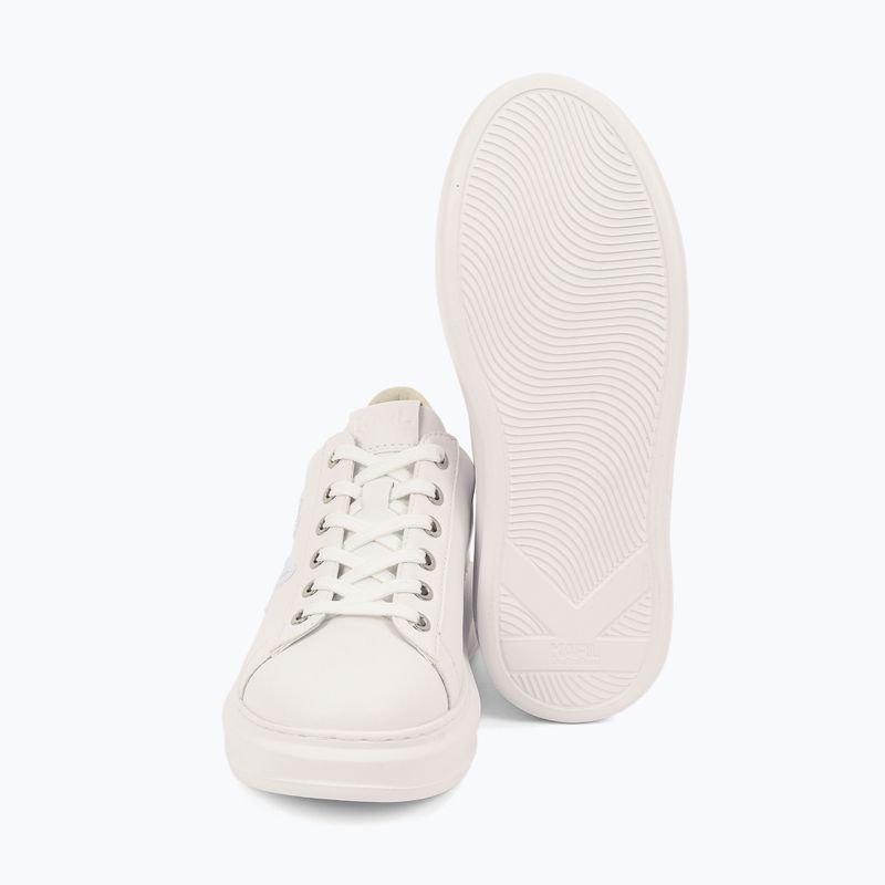 Dámské boty KARL LAGERFELD Kapri Cornelly Signia Stitch white leather/mono 3