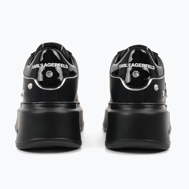 Dámské boty KARL LAGERFELD Anakapri Autograph Studs blackleather w/silver 2