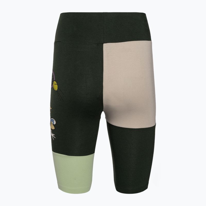 Ellesse Twabbit tmavě zelené dámské tréninkové šortky 2