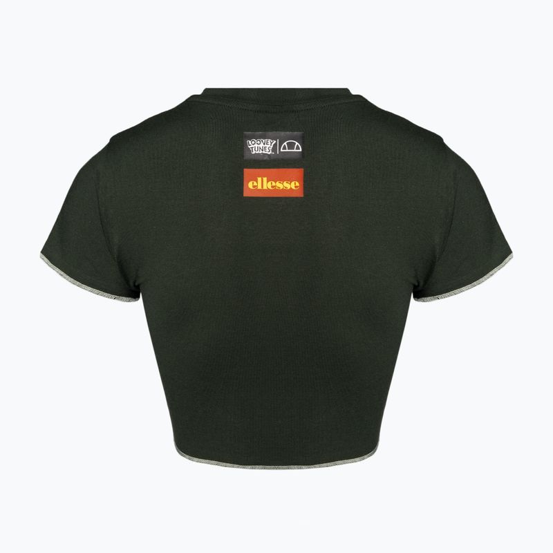 Ellesse dámské tričko Tweetest Crop tmavě zelené 2