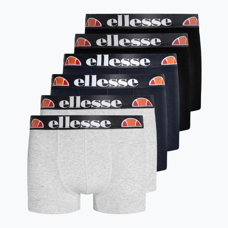 Boxerky Ellesse Millaro 6 par black/grey/navy