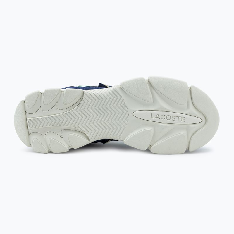 Lacoste pánská obuv 47SMA0008 modrá / zelená 4