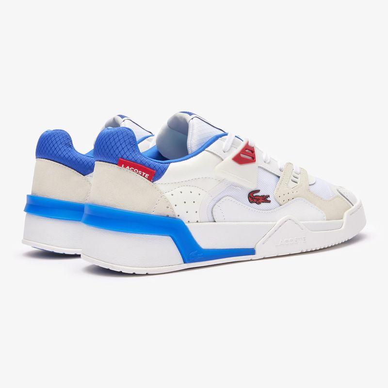 Lacoste pánské boty 47SMA0095 white / red / blue 3