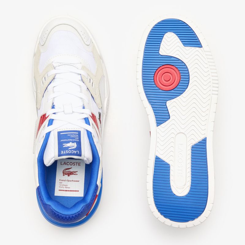 Lacoste pánské boty 47SMA0095 white / red / blue 5