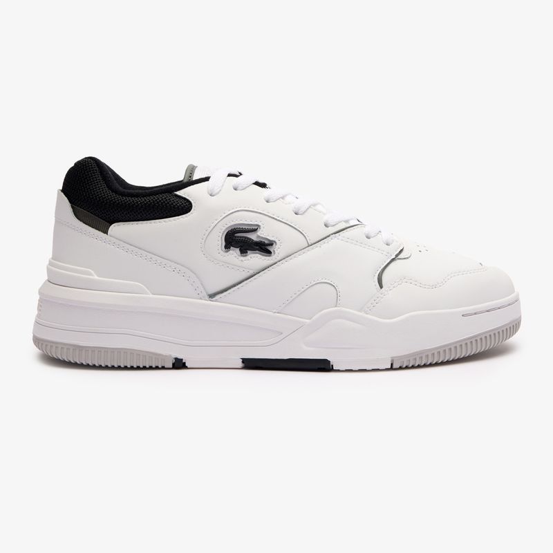 Pánské boty Lacoste Lineshot Contrasted Collar Leather white/black 9