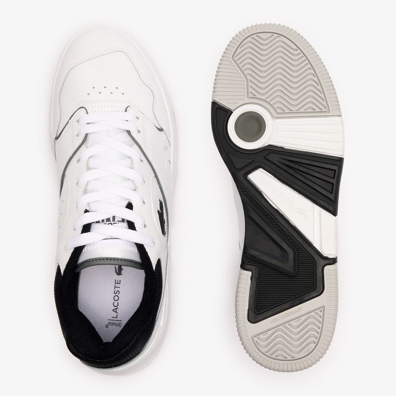Pánské boty Lacoste Lineshot Contrasted Collar Leather white/black 12