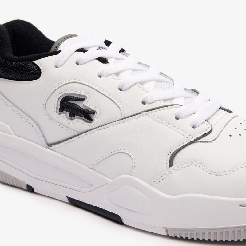 Pánské boty Lacoste Lineshot Contrasted Collar Leather white/black 13