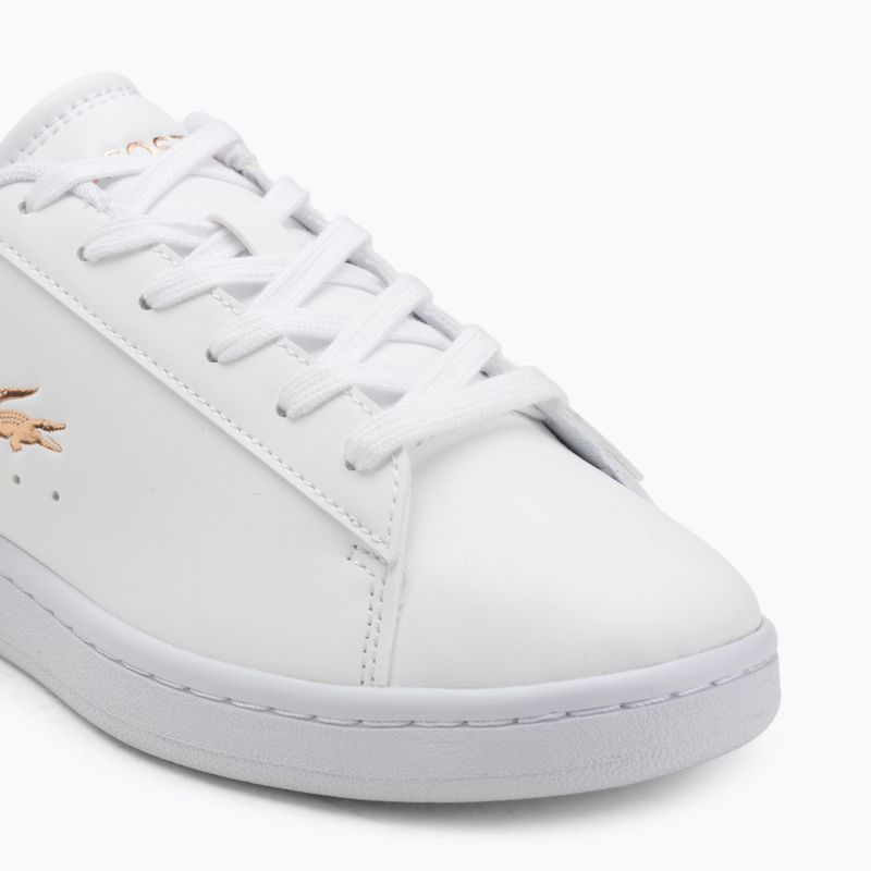 Dětské boty Lacoste Carnaby Jr white/light pink 7