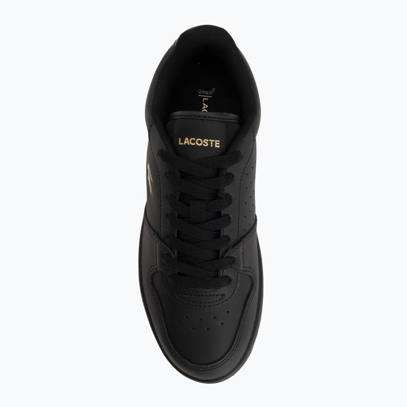 Dámské boty Lacoste Court Ace Leather black/gold 5