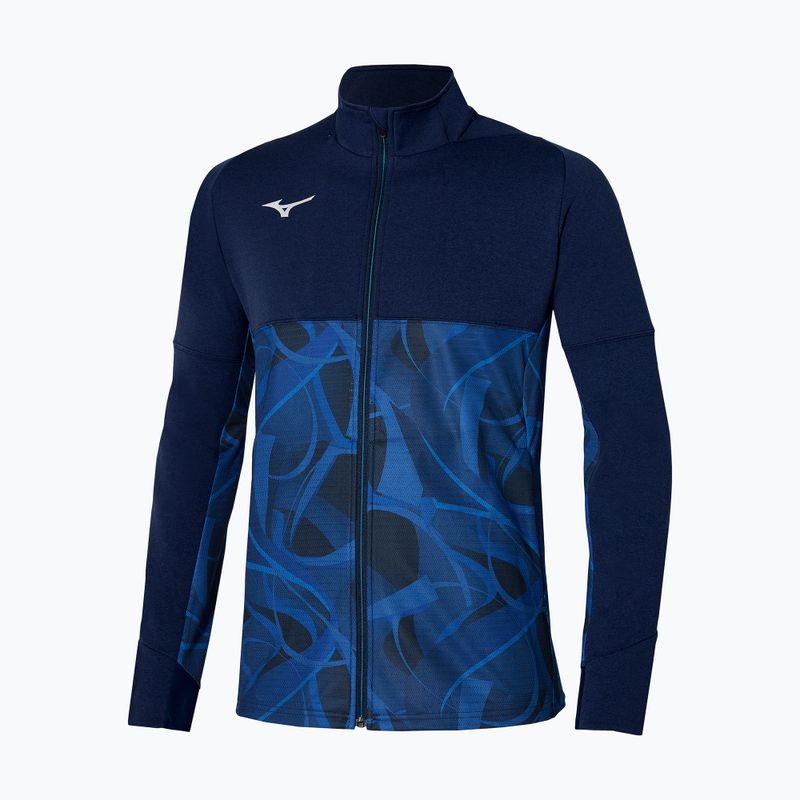 Pánská bunda Mizuno Paris Athlete Hybrid Warm Up navy blue