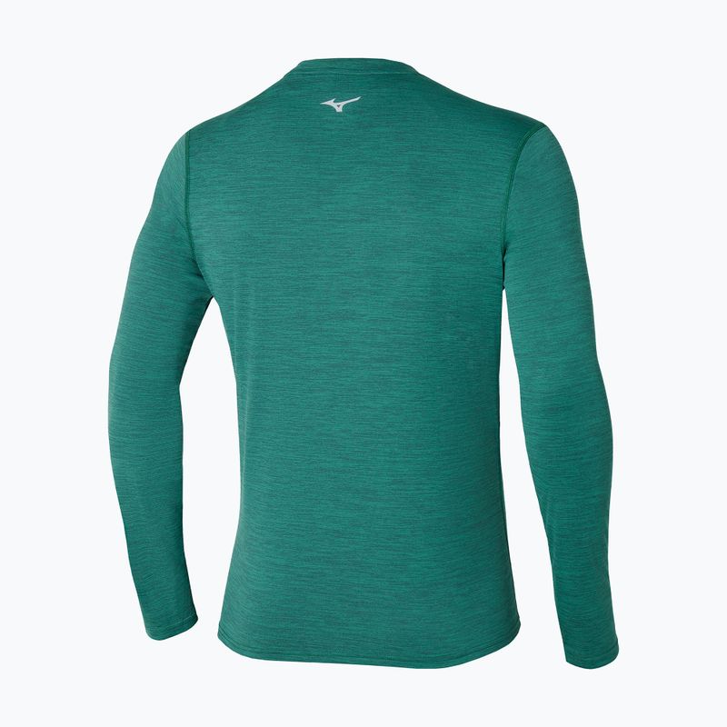 Pánské tričko longsleeve  Mizuno Impulse Core Tee evergreen 2