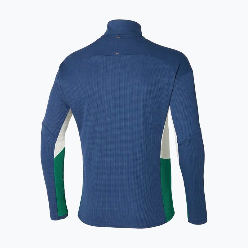 Pánské běžecké tričko Longsleeve Mizuno Hybrid estate blue 2