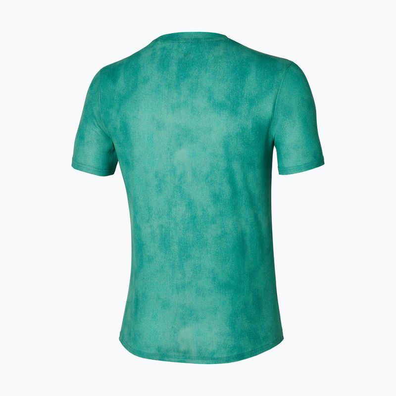 Pánské běžecké tričko Mizuno Impulse Core Graphic Tee evergreen 2