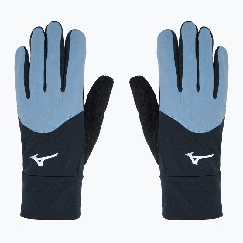 Běžecké rukavice Mizuno Warmalite black / glacier lake 2