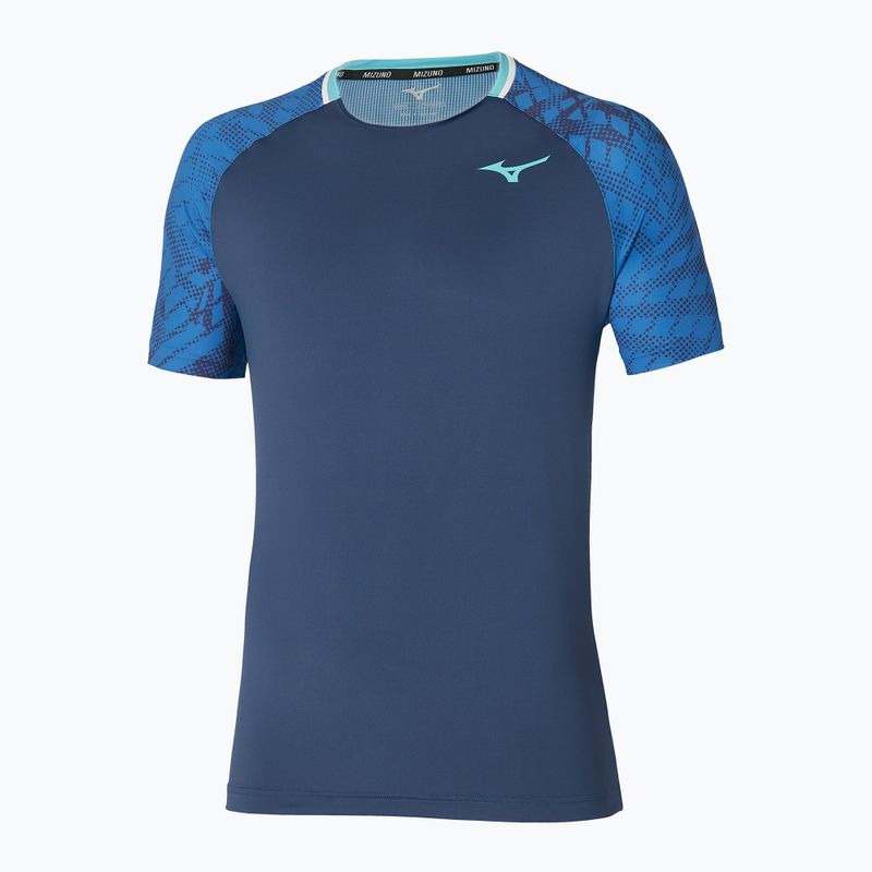 Pánské tenisové tričko Mizuno Mugen Shadow Tee estate blue