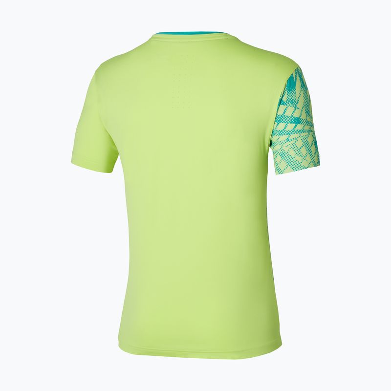 Pánské tenisové tričko Mizuno Mugen Shadow Graphic Tee neo lime 2