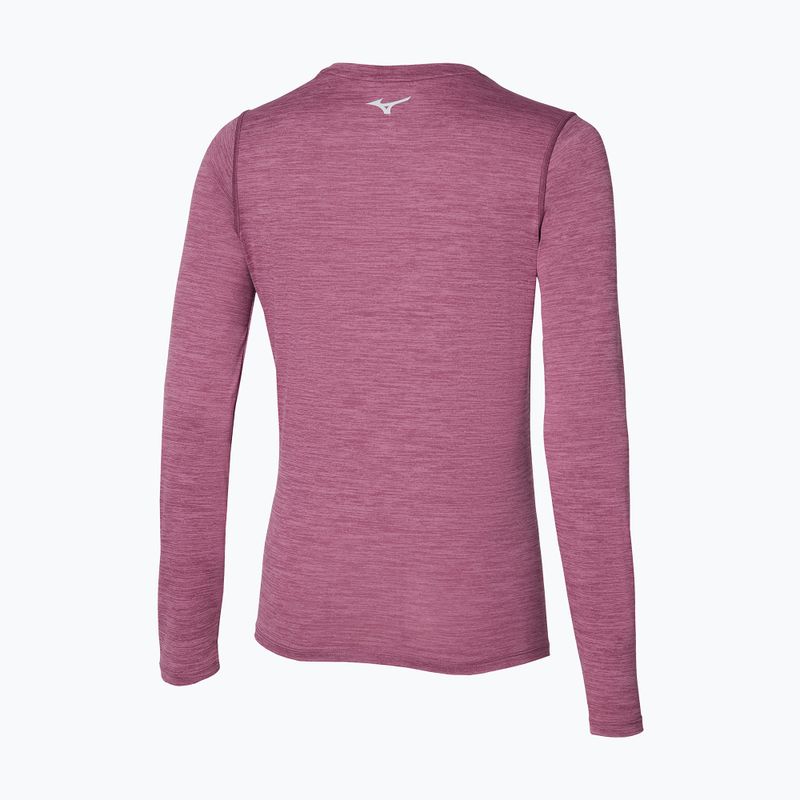 Dámské tričko longsleeve  Mizuno Impulse Core Tee violet quartz 2