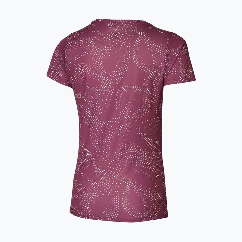 Dámské běžecké tričko Mizuno Impulse Core Graphic Tee violet quartz 2