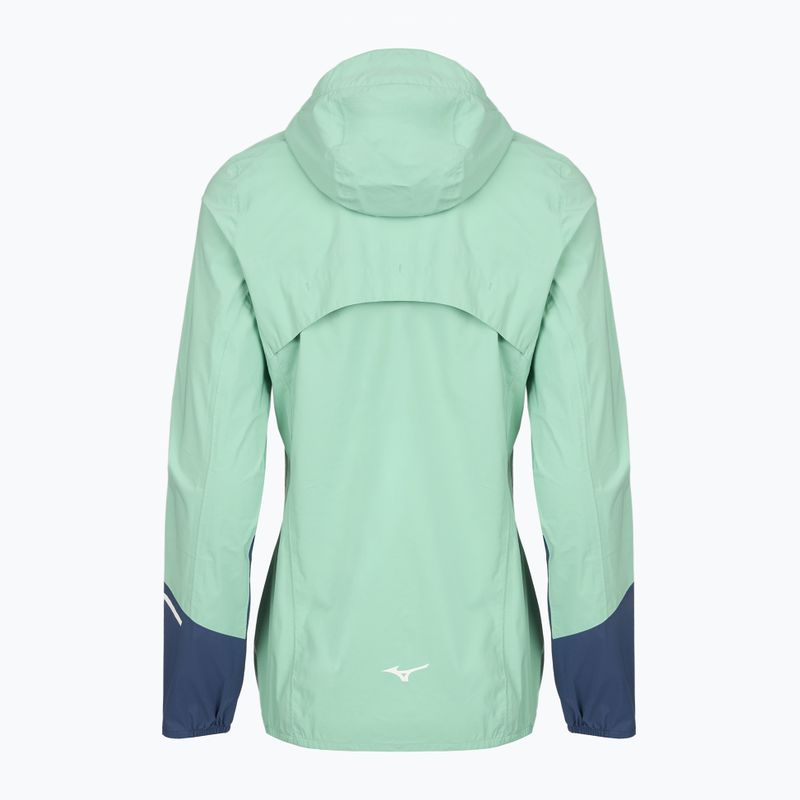 Dámská běžecká bunda Mizuno Waterproof 20K ER dusty jade 2