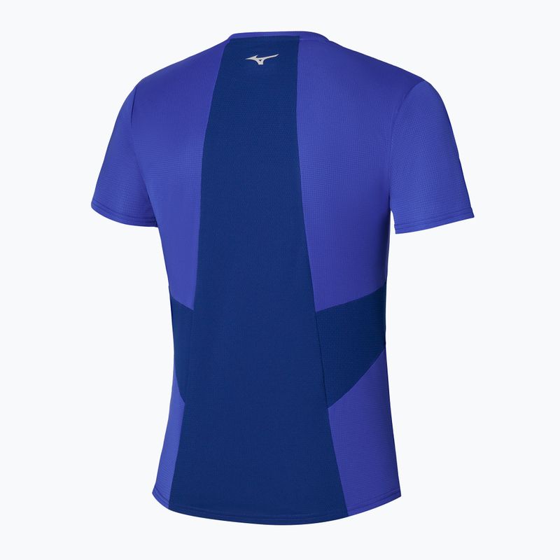 Pánská běžecká tričko Mizuno DryAeroFlow Tee reflexblue 2