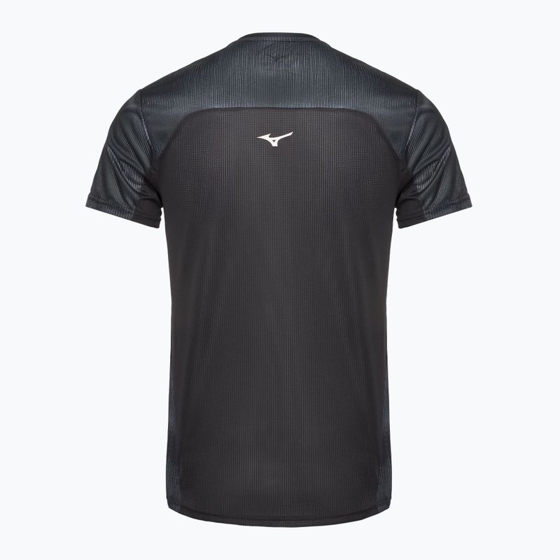 Pánské běžecké tričko Mizuno DryAeroFlow Graphic Tee black 2
