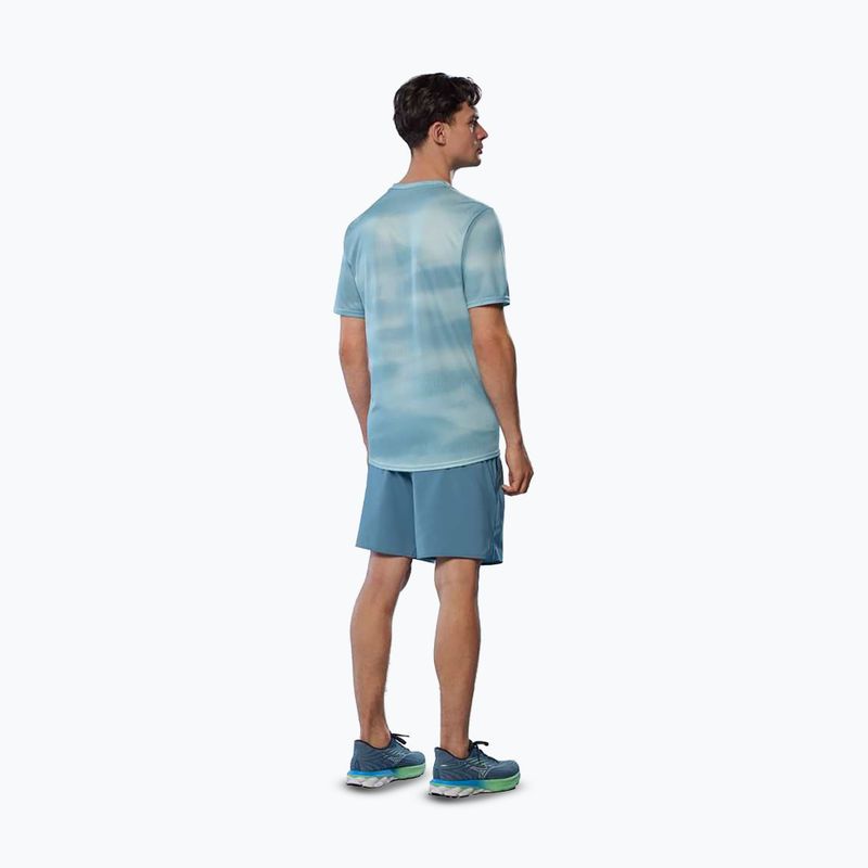 Pánské běžecké tričko Mizuno Core Graphic Tee cloud blue 4