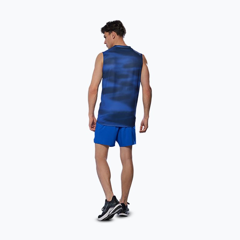 Pánské běžecké tričko Mizuno Core Graphic Sleeveless reflex blue 4