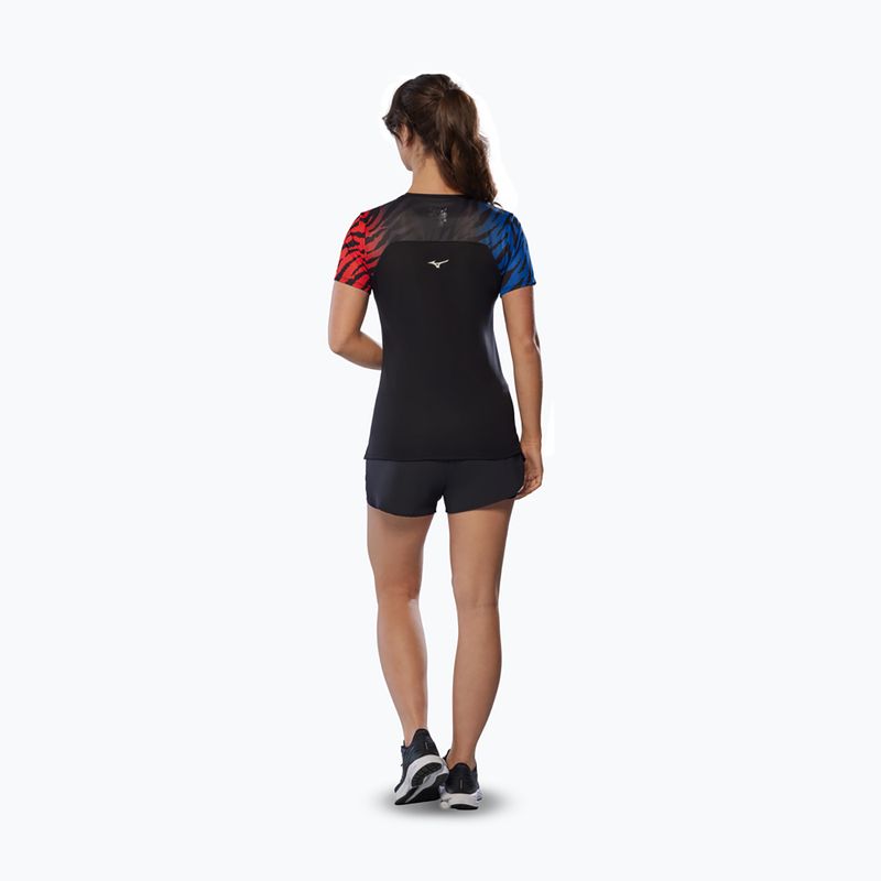 Dámské běžecké tričko Mizuno DryAeroFlow Graphic Tee oni red 4