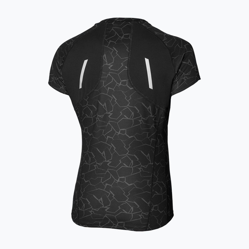 Dámské běžecké tričko Mizuno Graphic Trail Tee black 2