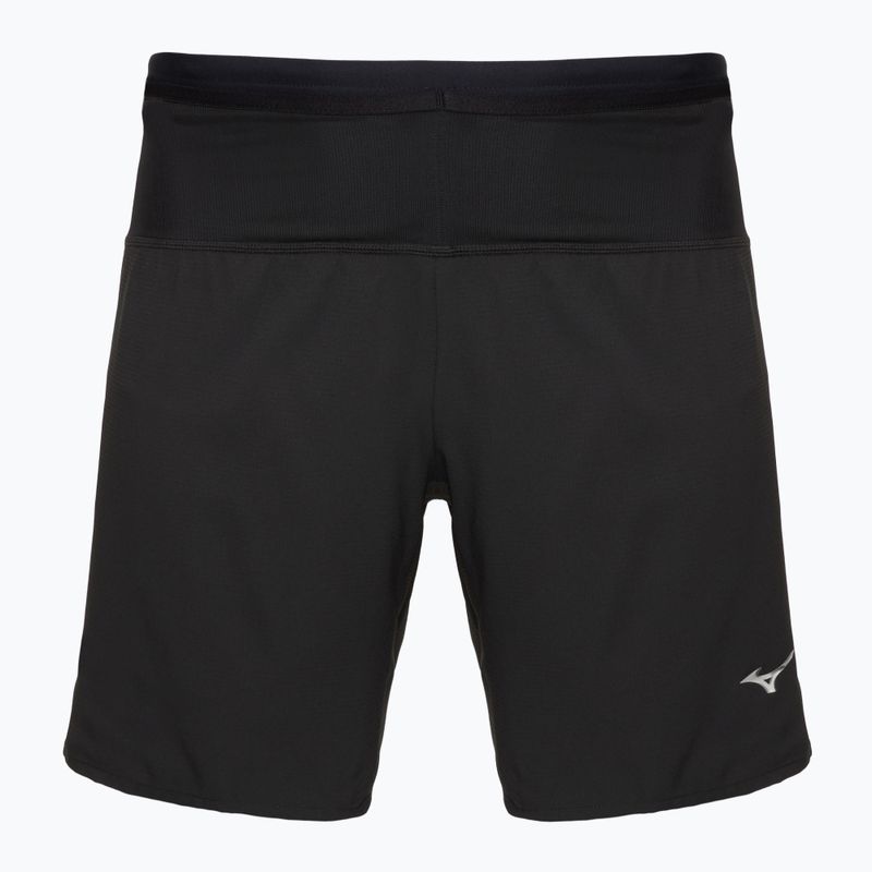 Pánské běžecké šortky Mizuno Trail ER 2IN1 black