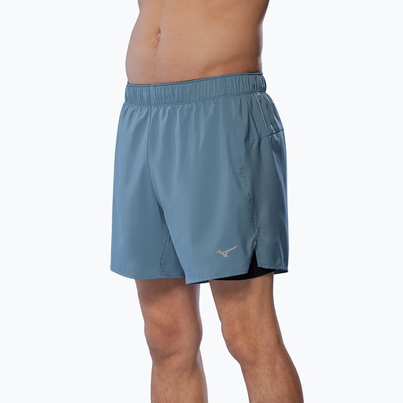 Pánské běžecké šortky Mizuno Core 5,5" 2IN1 citadel