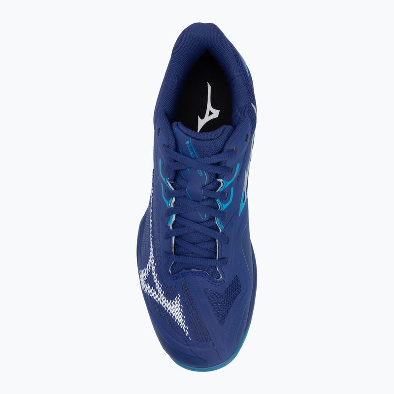Pánské tenisové boty Mizuno Wave Exceed Light 2 CC bellwether blue/ white/ fjord blue 5