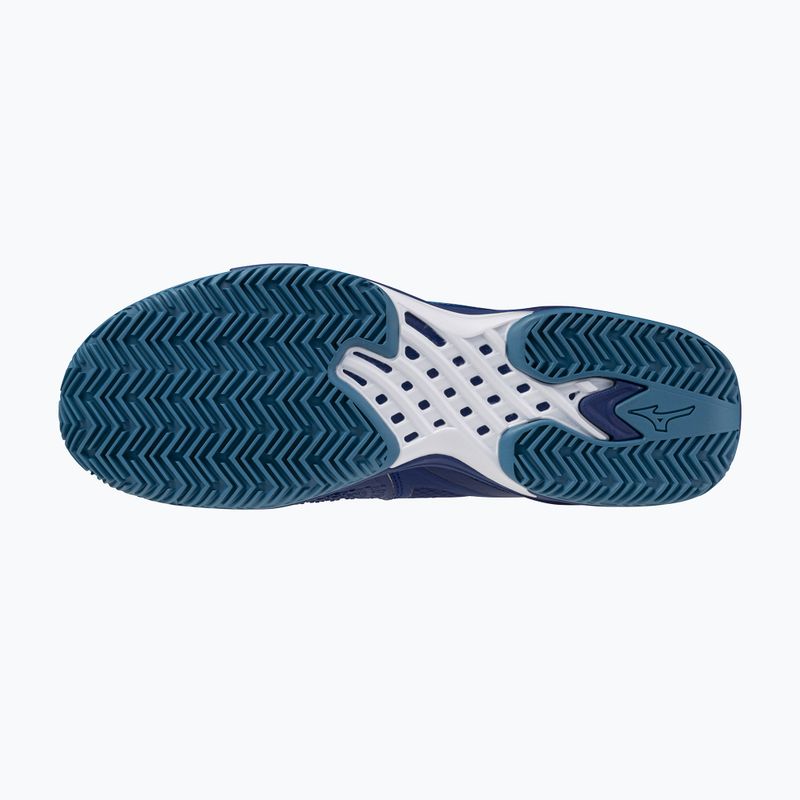 Pánské tenisové boty Mizuno Wave Exceed Tour 6 CC bellwether blue/ white/ fjord blue 9
