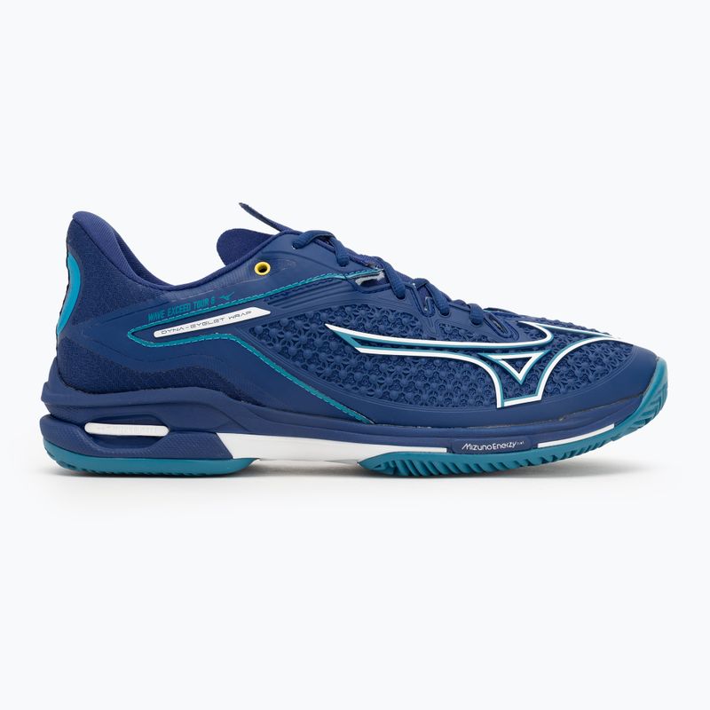 Pánské tenisové boty Mizuno Wave Exceed Tour 6 CC bellwether blue/ white/ fjord blue 2