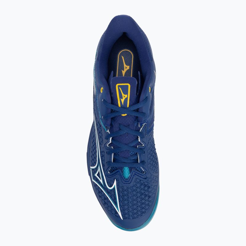 Pánské tenisové boty Mizuno Wave Exceed Tour 6 CC bellwether blue/ white/ fjord blue 5