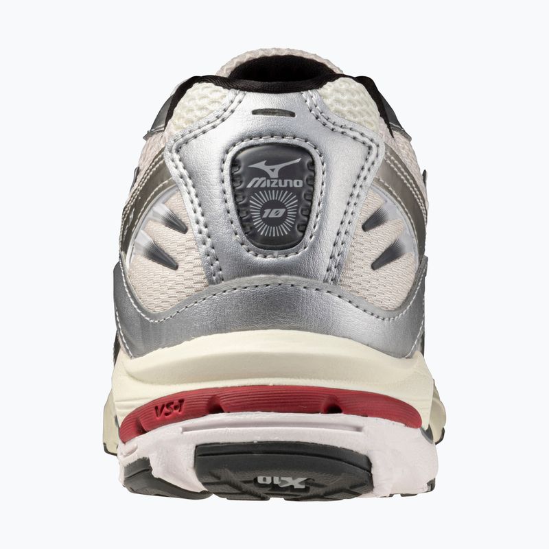 Pánské boty Mizuno Wave Rider 10 mizuno snow white/black sand/ryth red 3