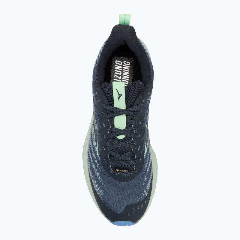 Pánské běžecké boty Mizuno Wave Rider GTX 2 vintage indigo / neo mint / front blue 5