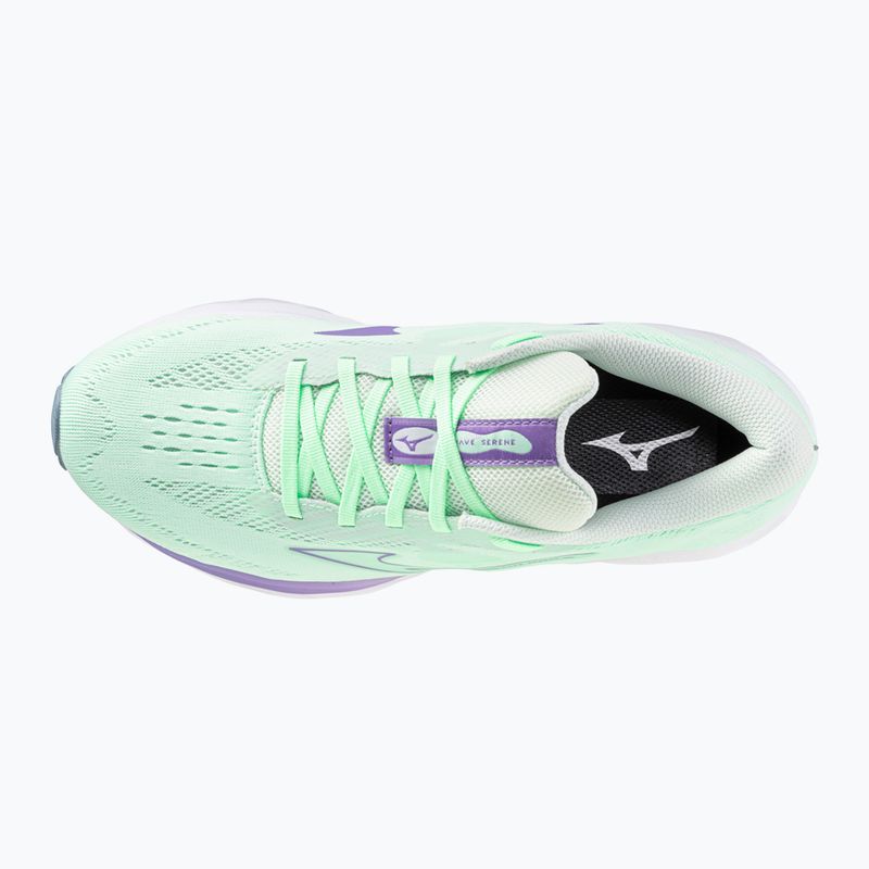 Dámské běžecké boty Mizuno Wave Serene neo mint/paisley purple/citadel 4