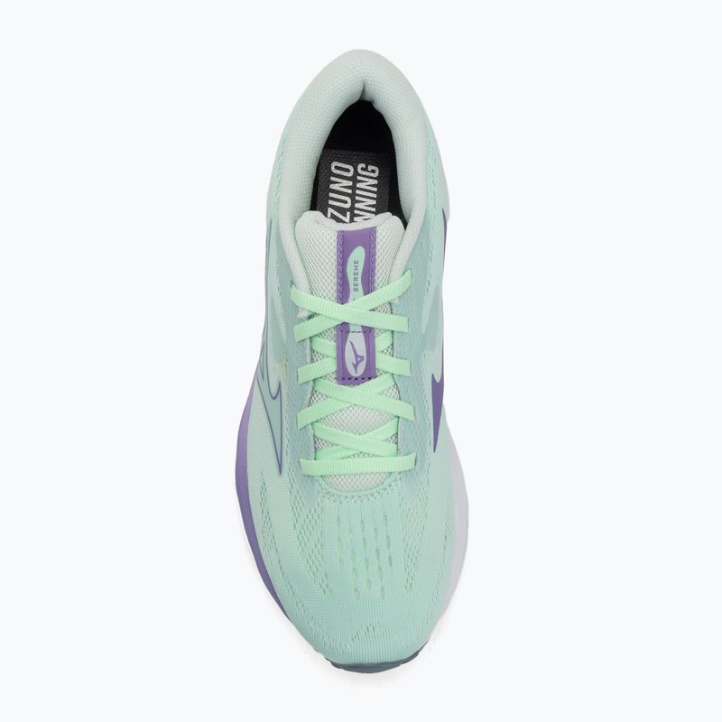 Dámské běžecké boty Mizuno Wave Serene neo mint/paisley purple/citadel 5