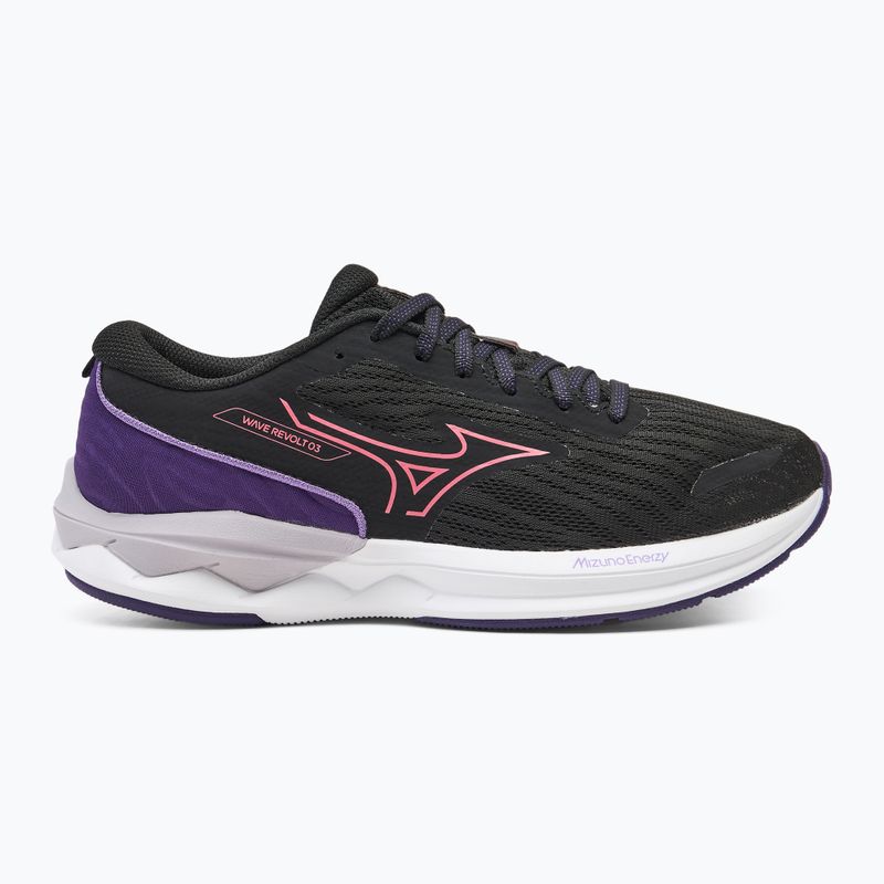 Dámské běžecké boty Mizuno Wave Revolt 3 black/camellia rose/violet indigo 2