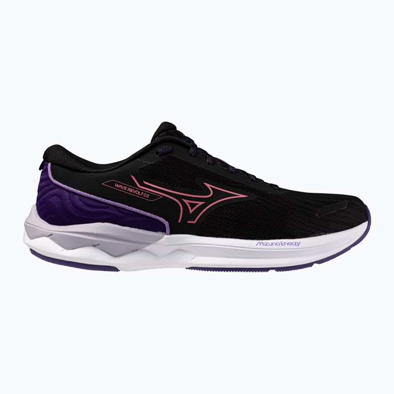 Dámské běžecké boty Mizuno Wave Revolt 3 black/camellia rose/violet indigo 8