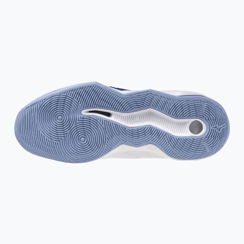 Volejbalové boty Mizuno Wave Dimension Mid bílé/bellwether modrá/belairblu 12