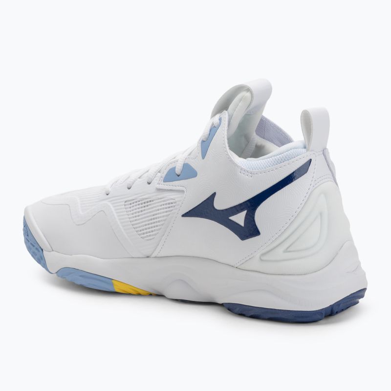 Volejbalové boty Mizuno Wave Momentum 3 Mid bílé/bellwether modré/belair modré 3