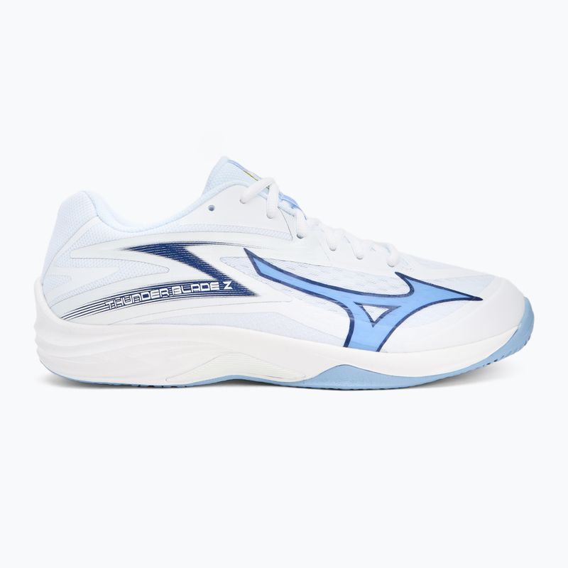 Volejbalové boty  Mizuno Thunder Blade Z white/bellwether blue/bel air blue 2