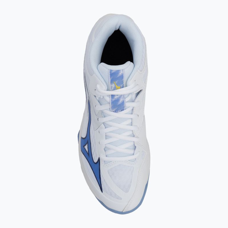 Volejbalové boty  Mizuno Thunder Blade Z Mid white/bellwether blue/bel air blue 5