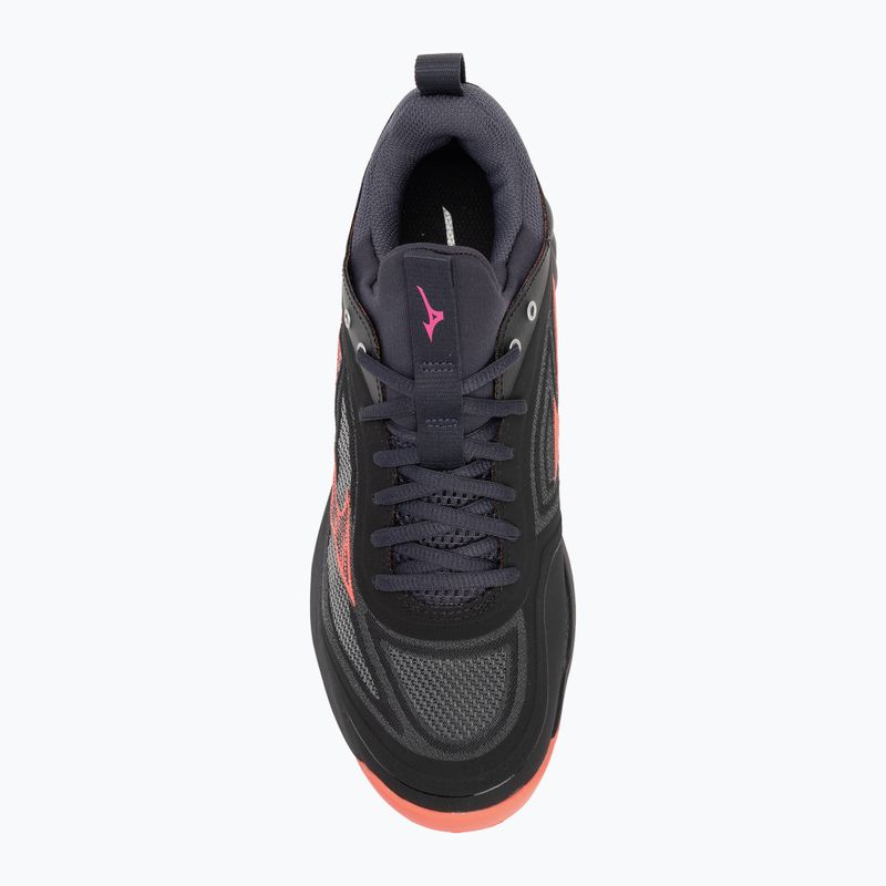 Volejbalové boty  Mizuno Wave Luminous 3 black/neon flame/peacock blue 5