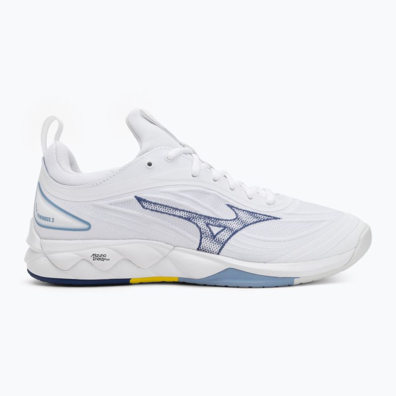 Volejbalové boty Mizuno Wave Luminous 3 bílé/bellwether modrá/belairblu 2