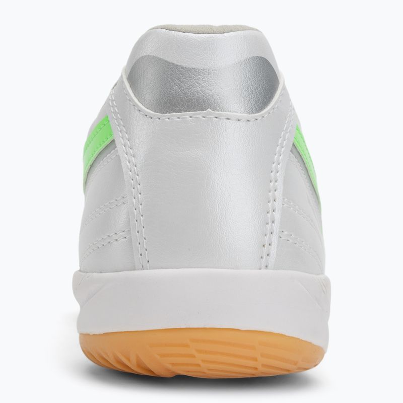 Pánské kopačky Mizuno Morelia Sala Pro IN white/neon green/galaxy silver 6